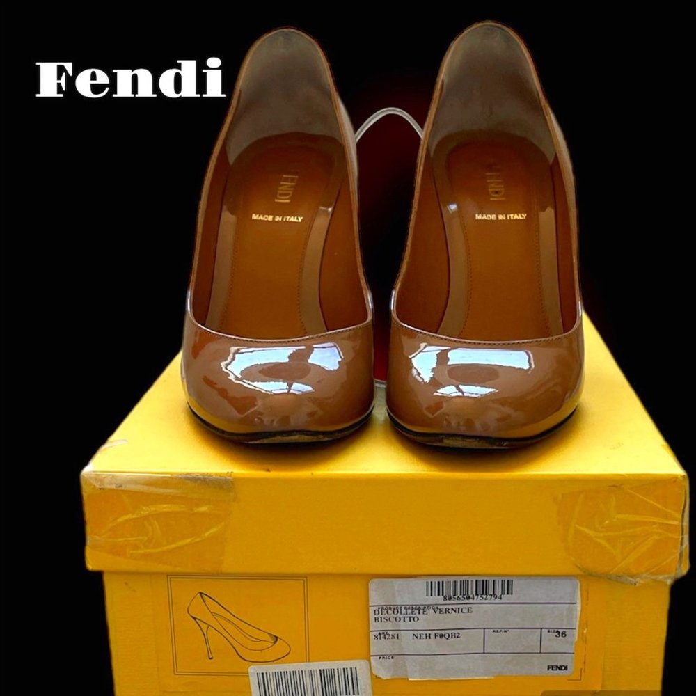 Fendi pumps -Tan (High Heels) AUTHENTIC!!! Very Good Condition!!!